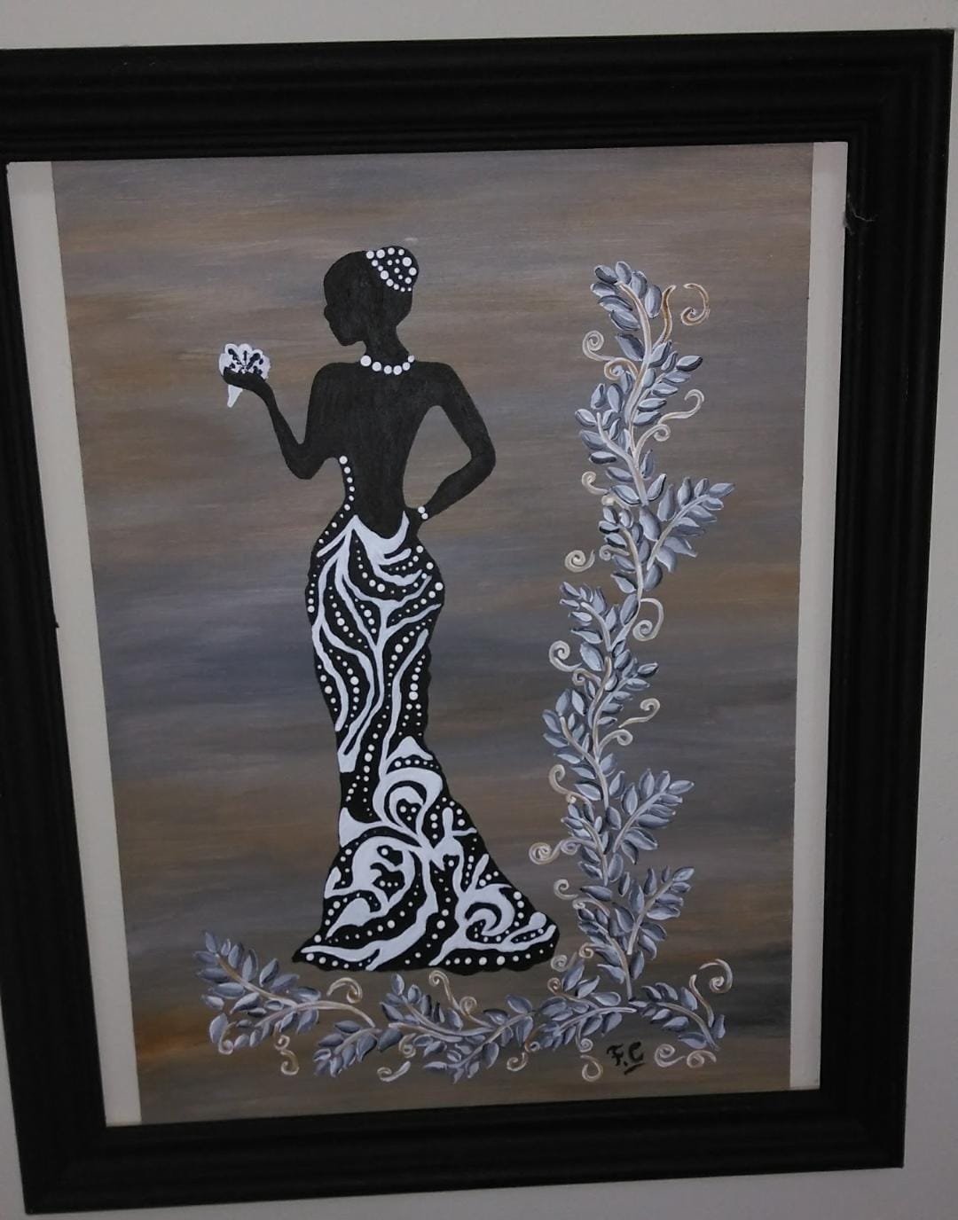 Cuadro pintado a mano